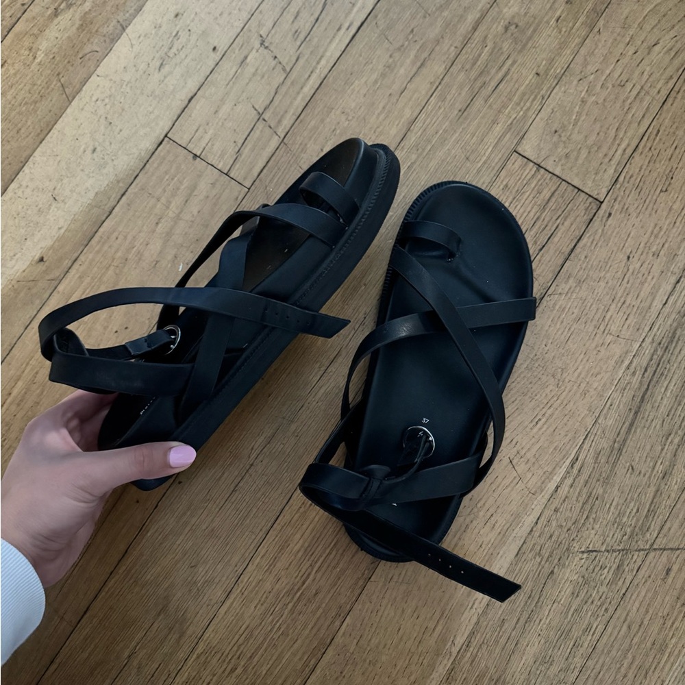 Black sandals